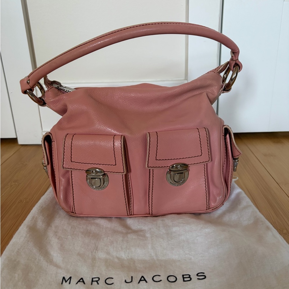 💅 Y2K MJ Blake Satchel in Blush Pink multipocket as seen in Devil Wears Prada! 👠